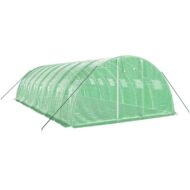 Invernadero Jardín vidaXL 8x4x2 m Acero PE con Ventanas - Imagen 4