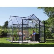 Invernadero Orangerie Palram Victory Aluminio Policarbonato 11 m² - Imagen 6